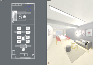 インテリアコーディネート家具の配置